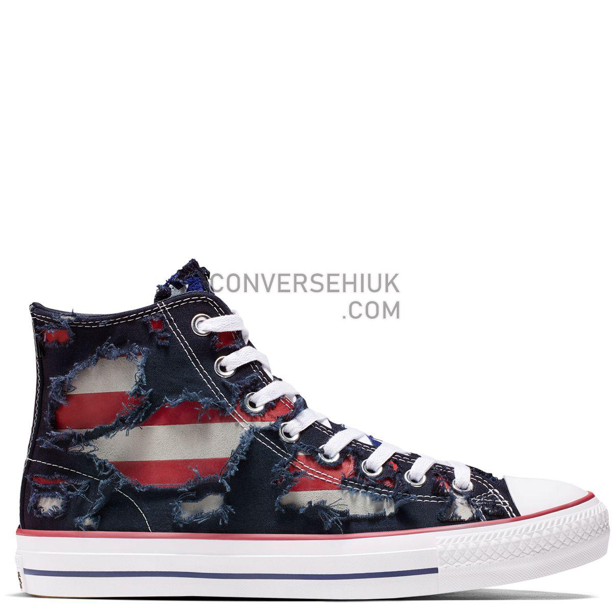Converse CONS Chuck Taylor All Star Pro Archive Print High Top Obsidian Obsidian/White/Enamel Red 165338 Shoes Converse CONS Chuck Taylor All Star Pro Archive Print High Top Obsidian Obsidian/White/Enamel Red 165338 Shoes