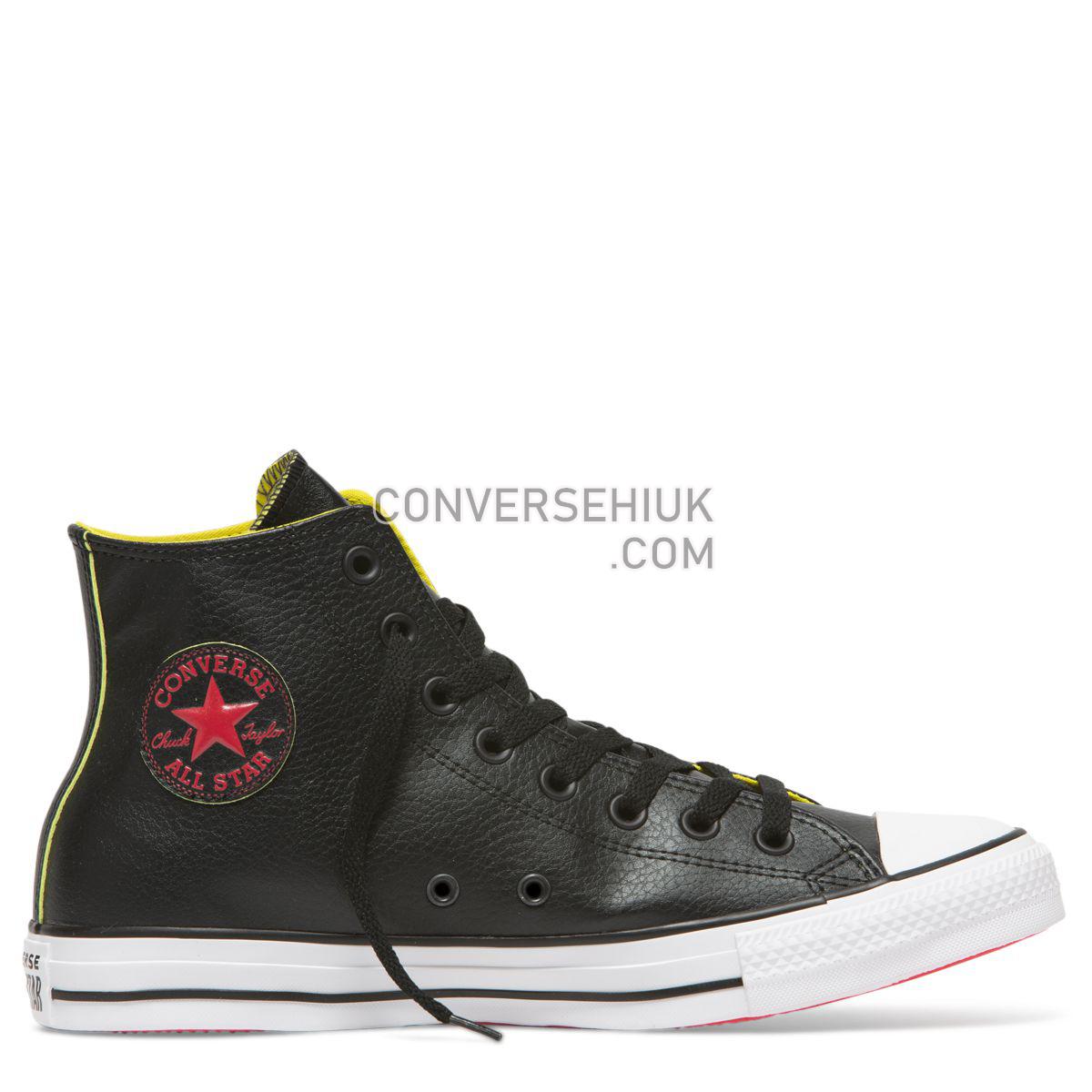 Converse Chuck Taylor All Star SL High Top Black Black/Acid Green/White 165664 Shoes Converse Chuck Taylor All Star SL High Top Black Black/Acid Green/White 165664 Shoes