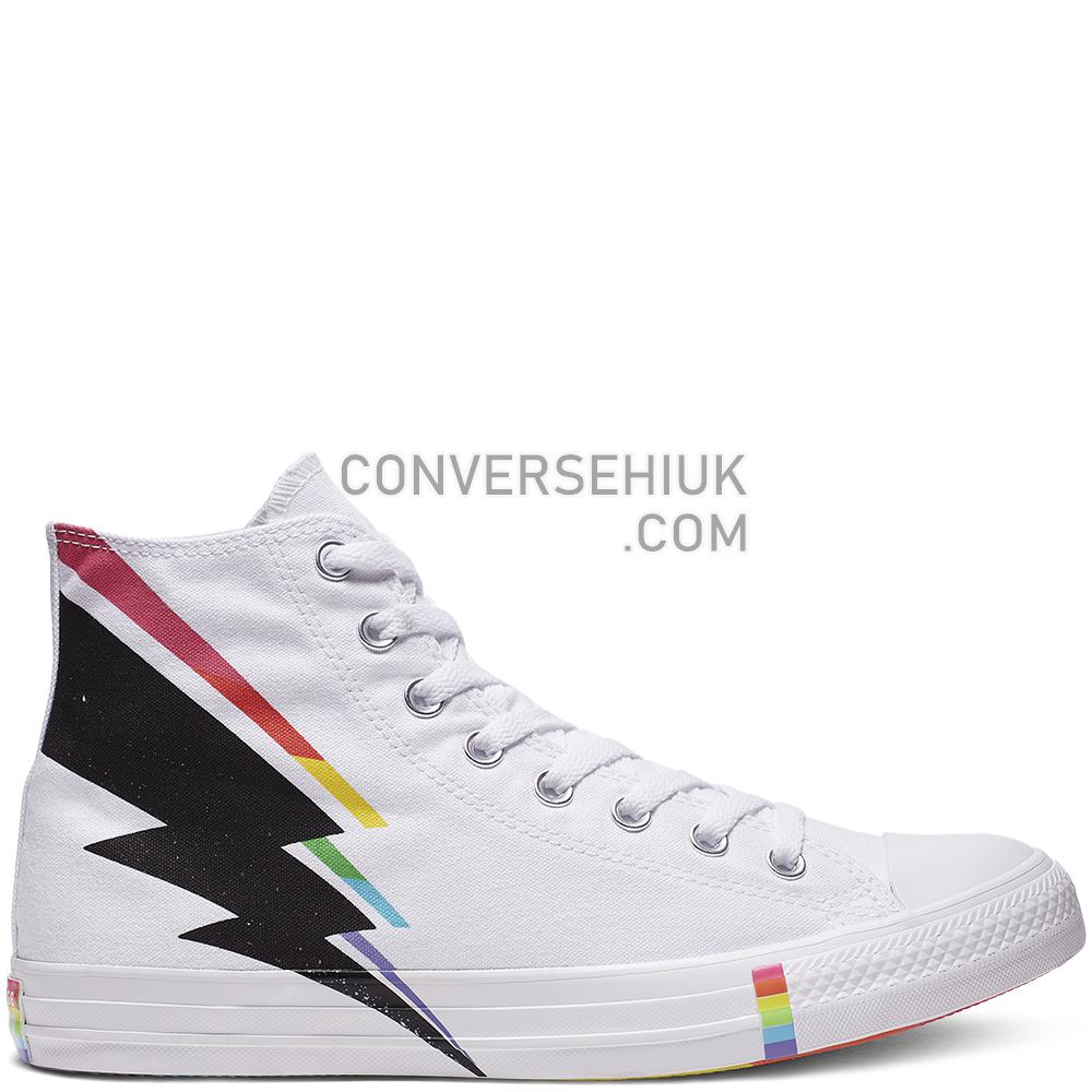 Converse Chuck Taylor All Star Pride High Top White/Black/Multi 165715C Shoes Converse Chuck Taylor All Star Pride High Top White/Black/Multi 165715C Shoes